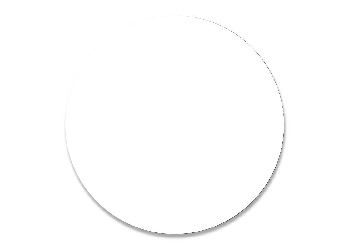 sp25white/白塩ビ型抜きステッカー【5X5cmもしくは25c㎡以内